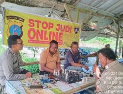 Bhabinkamtibmas Jajaran Polresta Deli Serdang Edukasi Dampak Negatif Judi Online