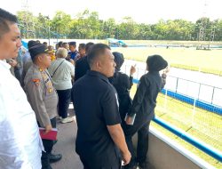 Tim Auditor Baharkam Mabes Polri Cek Kesiapan Stadion Baharoeddin Siregar Lubuk Pakam 