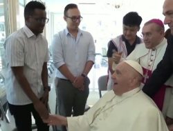 Paus Fransiskus Berada di Indonesia Langsung ke Gedung Kedutaan Vatikan