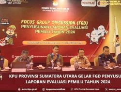 KPU Sumut Gelar FGD Penyusunan Laporan Evaluasi Pemilu Tahun 2024