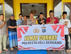 Lewat Jumat Curhat, Polresta Deli Serdang Berikan Respon Terhadap Keluhan Masyarakat