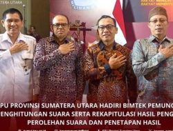 KPU Sumut Hadiri Bimtek Pemungutan dan Penghitungan Suara Pemilihan  Gubsu & KDh