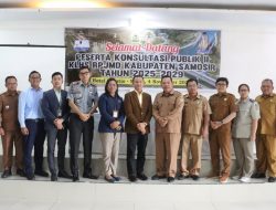 Pemkab Samosir Gelar Konsultasi Publik II Penyusunan Kajian Lingkungan Hidup Strategis RPJMD 2025-2029