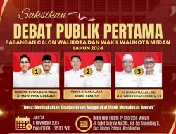 Besok, KPU Medan Gelar Debat Pertama