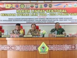 Rapat Lintas Sektoral Kesiapan Operasi Lilin Toba 2024, Pemkab Samosir Persiapkan 16 Titik Pos Pelayanan
