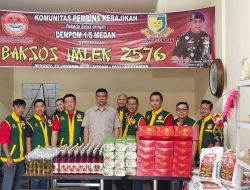 Komunitas Pembina Kebajikan dan Denpom 1/5 Medan, Gelar Bakti Sosial Sambut Imlek 2576