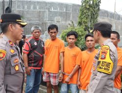 Empat Pelaku Pencurian di Tol Medan Tembung Ditangkap Kurang dari Satu Jam