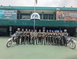Denpom I/5 Medan Gelar Sosialisasi Safety Riding, dan Safety Driving Crash Program Tahun 2025