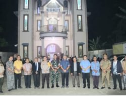 Malam Pergantian Tahun, Kapolresta Deli Serdang dan Forkopimda Kunjungi Gereja dan Pantau Kamtibmas