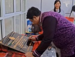 Vandiko Resmikan Gedung Baru Puskesmas Buhit di Desa Pardomuan I