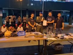 Denpom I/5 Medan Grebek Sarang Narkoba Jl Mangkubumi, 9 Tersangka dan 117 gr Sabu Diamankan