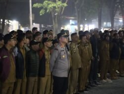Plt Wakapolrestabes Medan Pimpin Apel dan Patroli Satgas Anti Tawuran di Sunggal