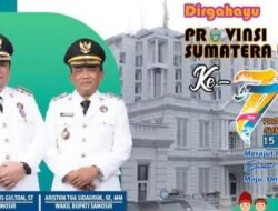 Pemkab Samosir Sampaikan Selamat Ulang Tahun Ke-77 Prov. Sumatera Utara
