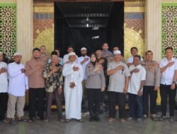 Kapolres Samosir Silaturahmi dengan BKM Masjid Al Hasanah, Komitmen Jaga Kerukunan Antar Umat Beragama
