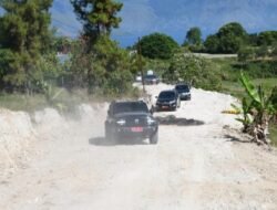 Sepanjang 18 Km Jalan Pangururan Bypass Mulai Dikerjakan