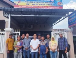 Chairum Lubis “Jumat Barokah” di Sekretariat Pewarta Polrestabes Medan