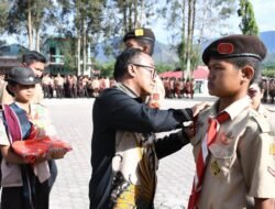 Wabup Samosir Tutup Jambore Cabang IV dan Kemah Budaya VI Kwarcab  Tahun 2025