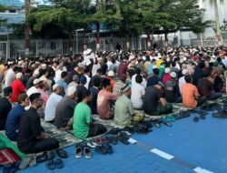 Rutan Kelas I Medan Gelar Sholat Idul Adha dan Potong Hewan Qurban