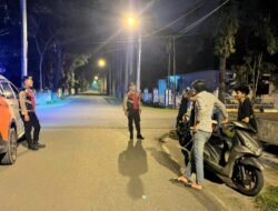 Ciptakan Rasa Aman dan Nyaman Polresta Deli Serdang Patroli Blue Light