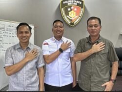 Ka.Kpr Rutan Kelas I Medan Audiensi Dengan APH Pilsek Helvetia