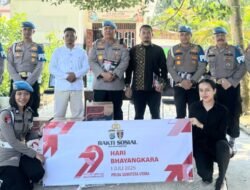 Bidpropam Polda Sumut Baksos di Ponpes Hidayatullah Sambut HUT Bhayangkara ke-79