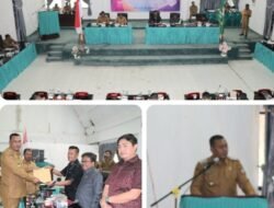 Bupati Toba Sampaikan Nota Pengantar Ranperda Pertanggungjawaban APBD TA 2024