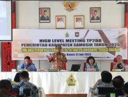 Wakil Bupati Samosir Pimpin Rapat Evaluasi Perda Pajak dan Retribusi Daerah