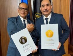 Hendrik Sitompul dan Kapolrestabes Medan, Ikuti Yudisium Doktor Universitas Brawijaya