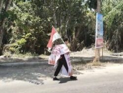Mahmudin Aksi Jalan Kaki Tanjungbalai – Mabes Polri, Protes Kriminalisasi Oknum Kompol DK