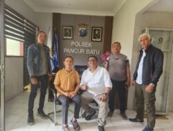 Ketua Pewarta Silaturahmi ke Polsek Pancurbatu di Terima Kanit Reskrim Iptu Elya Karo Karo