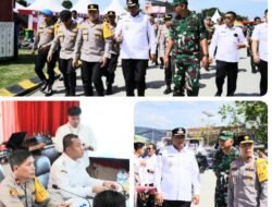 Bupati Toba Dampingi Wakapolda Tinjau Kesiapan Pengamanan Aquabike dan F1H2O