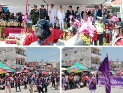 Pawai Karnaval Ribuan Peserta Meriahkan Perayaan HUT RI Ke-80 di Toba