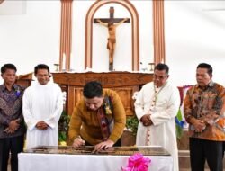 Peresmian dan Pemberkatan Gereja Katolik Stasi Kristus Raja Sangkal Tomok
