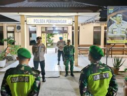 Polsek Perbaungan Polres Sergei Polda Sumut, Bersama Koramil 07 Gelar Patroli Gabungan