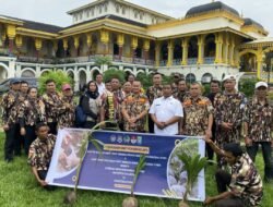 Kanwil Ditjenpas Sumut Tanam 1.940 Bibit Kelapa, Dukung Program Nasional Ketahanan Pangan