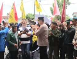 Unjuk Rasa Mahasiswa di Wilkum Polresta Deli Serdang Berjalan Damai dan Kondusif