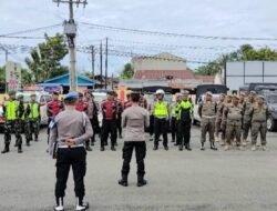 Polresta Deli Serdang Patroli Skala Besar Pasca Aksi Unjuk Rasa