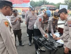 Pemeriksaan Senjata Api Polresta Deli Serdang