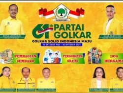 Rangkaian Kegiatan HUT Partai Golkar ke-61 di Kabupaten Samosir