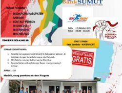 Meriahkan Hari Sumpah Pemuda, Gelar  Lari 5K Run Marathon SD se-Kabupaten Samosir