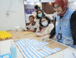 Pegawai dan Warga Binaan Rutan Kelas I Medan Tes Urine