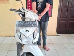 Polsek Tanjung Morawa Ringkus Pelaku Curanmor, Barang Bukti Diamankan