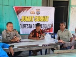Melalui Program Jumat Curhat, Polresta Deli Serdang Tingkatkan Silaturahmi Masyarakat