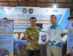 Rutan Kelas I Medan Gelar Fisik Mental dan Disiplin Sekaligus Salurkan 50 Paket Bantuan Sosial di Kampung Ladang