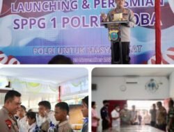 Launching Pertama, Kapoldasu Resmikan SPPG 1 Polres Toba