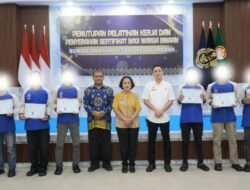 Penutupan & Penyerahan Sertifikat Pelatihan Kerja Bagi Warga Binaan Rutan Kelas I Medan