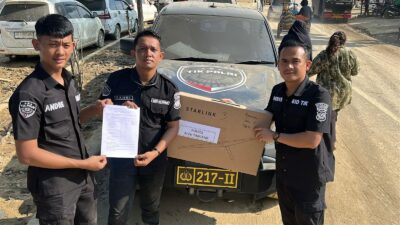 Bantu Pemulihan Komunikasi, Polda Sumut Kirim Perangkat Starlink dari Mabes Polri ke Aceh