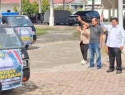 Bupati Samosir Lepas Tim Bantuan Sosial untuk Korban Banjir dan Longsor