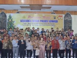 Keluarga Besar Polres Samosir Gelar Perayaan Natal Tahun 2025