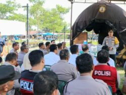 Wakapolda Sumut Tinjau Posko Pengungsian dan Berikan Arahan Personel di Belawan
